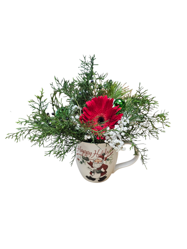 Naughty or Nice Holiday Mug Arrangement