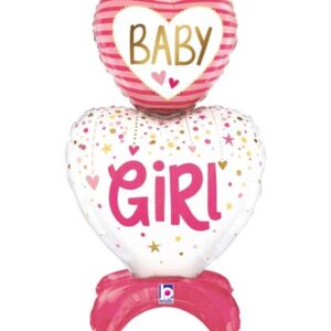 Baby Girl Stand Up Balloon 29 Inch