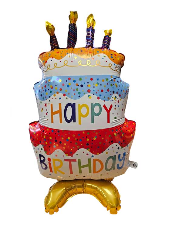 Birthday Cake Centerpiece Balloon