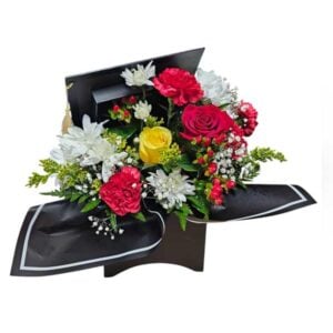 Cap and Gown Arrangment