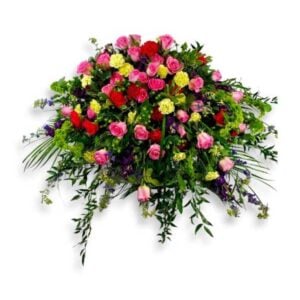Casket Cover Piece Flower Arrangement