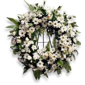 Funeral Wreath Flower Arrangement