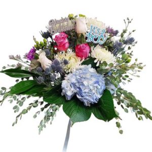 Happy Birthday Baby Flower Arrangement