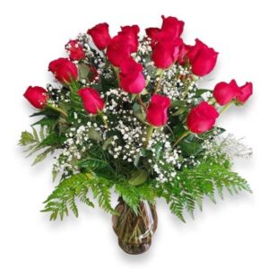 Heart of Fire Flower Arrangement