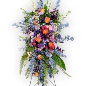 Queen's Tribute Standing Spray Flower Arrangment