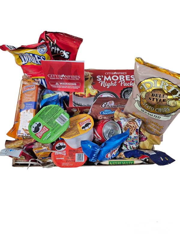 Salty Sweet Tray with Smores