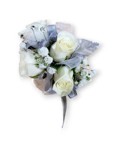 <p>Standard- spray roses with babies breath and regular elastic band<br />
Deluxe- same as standard but with bling added<br />
Premium- adds a nicer bracelet along with bling.</p>