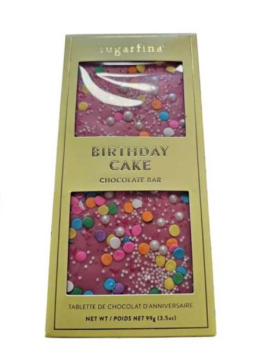 <p>About this Sugarfina Chocolate Bar<br />
Better than cake. We Sourced the finest chocolate from Europe and topped it with sparkly confetti sprinkles because every day should feel like your birthday.</p>